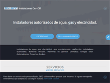 Tablet Screenshot of electricistes-barcelona.com